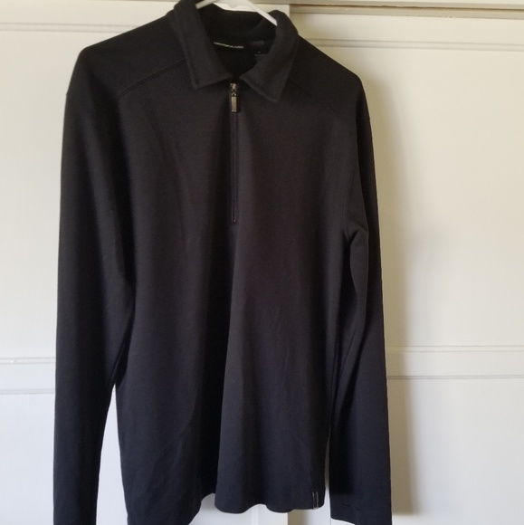 🧥HP🧥 NWOT DKNY Jeans Black Polo Neck Sweater - Picture 2 of 8